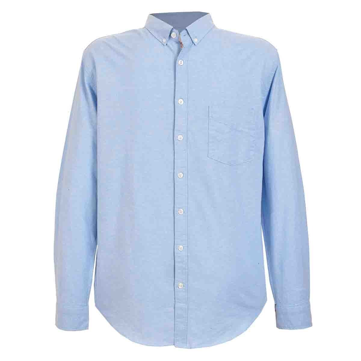 Camisa Manga Larga Azul Fukka Plus