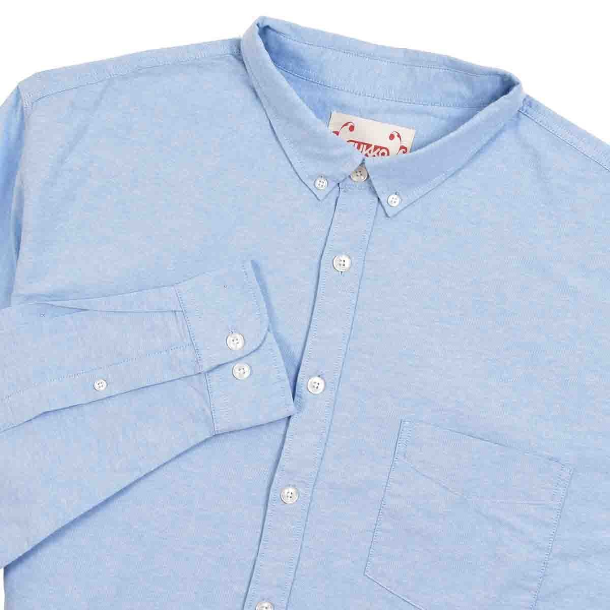 Camisa Manga Larga Azul Fukka Plus
