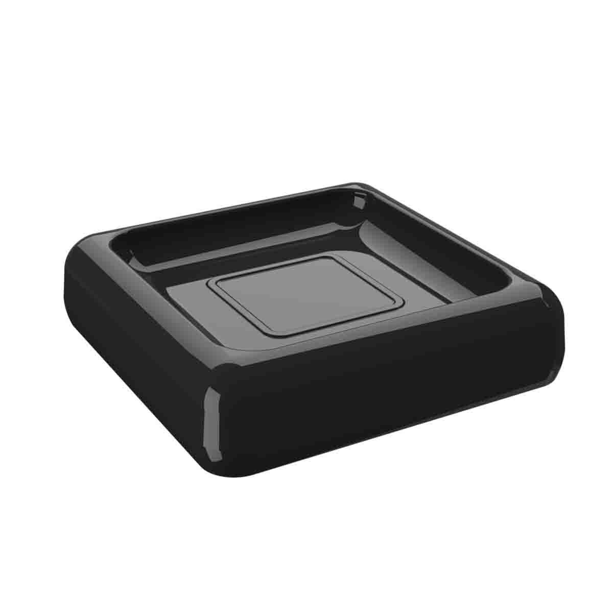 Jabonera Cube Negro Coza