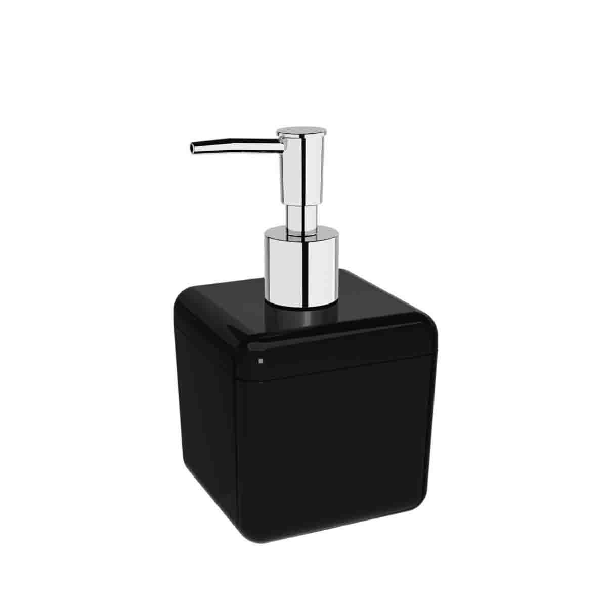 Dispensador de Jabón Cube Negro Corza