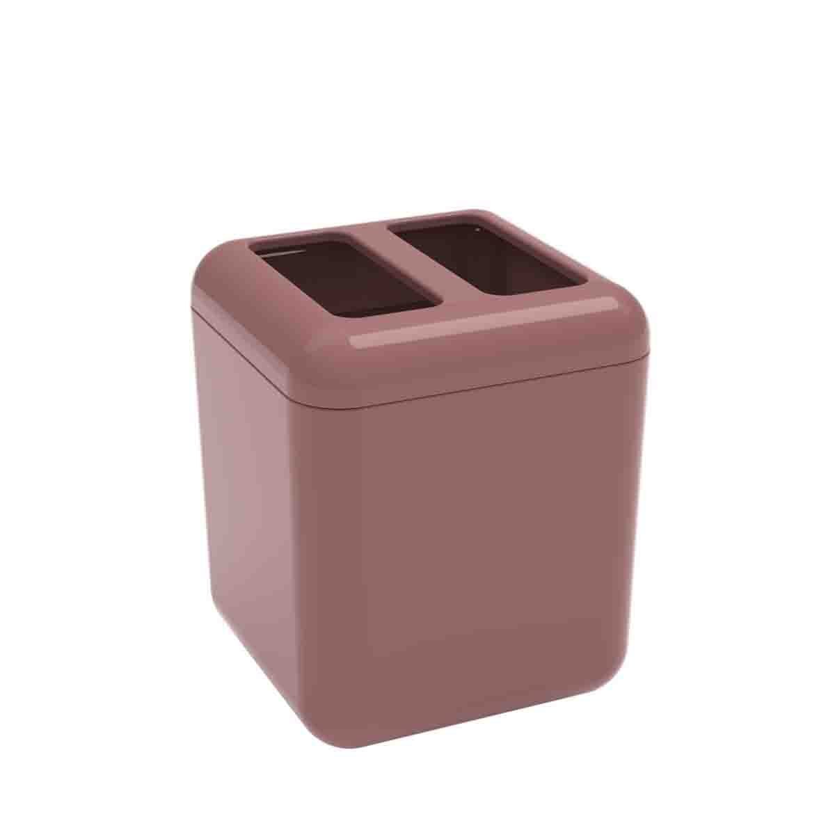 Portacepillos Cube Rosa Corza