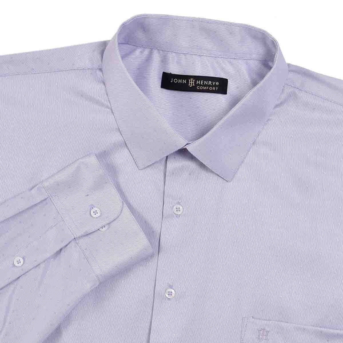 Camisa Manga Larga Maquinilla con Puntos John Henry