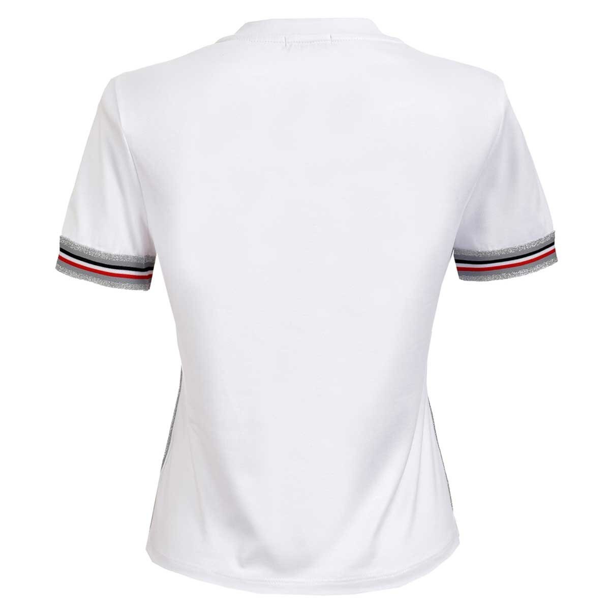 Playera Manga Corta con Cintas Beverly Hills