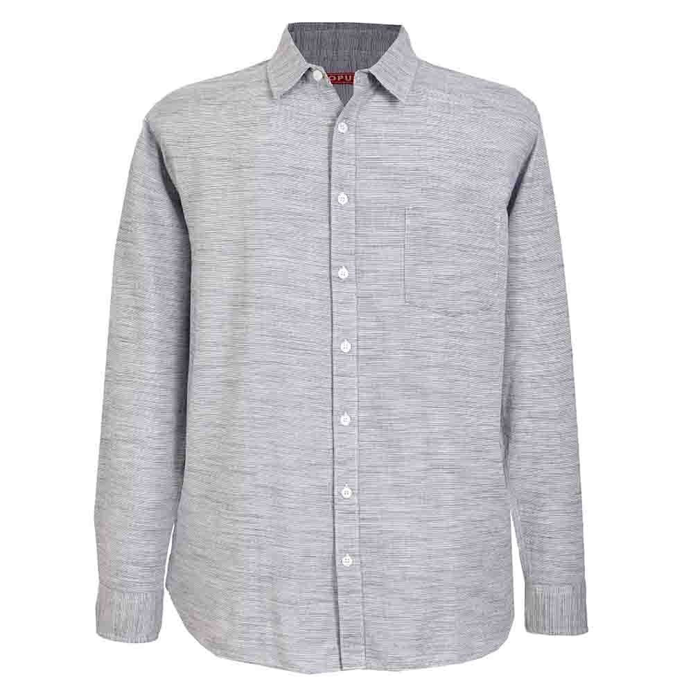 Camisa Manga Larga Gris J. Opus