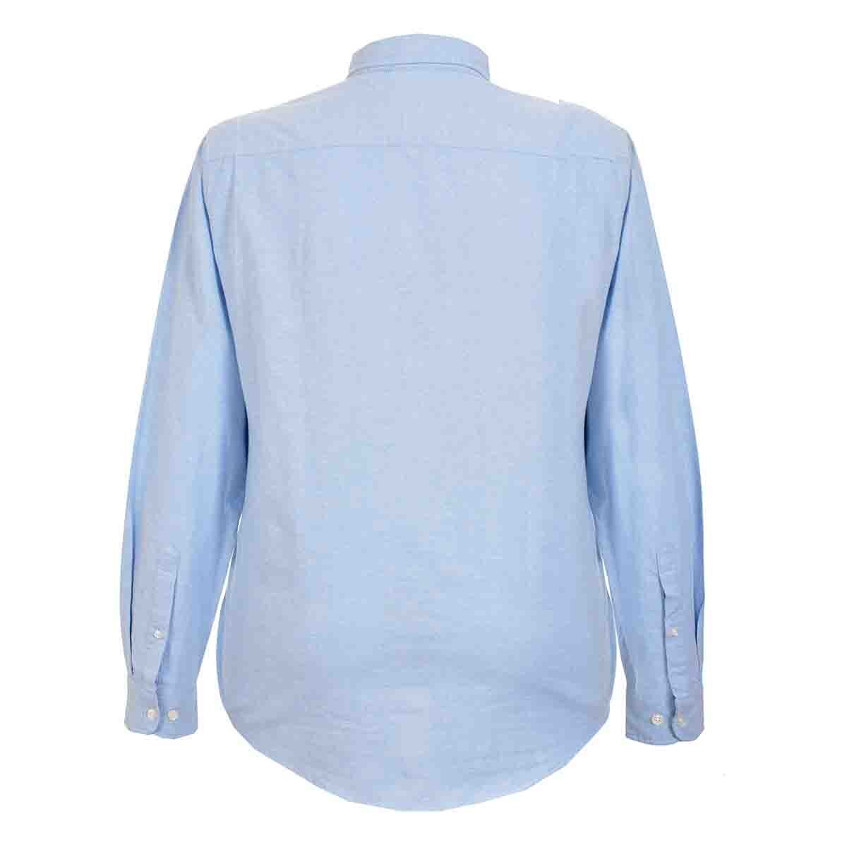 Camisa Manga Larga Azul Fukka Plus