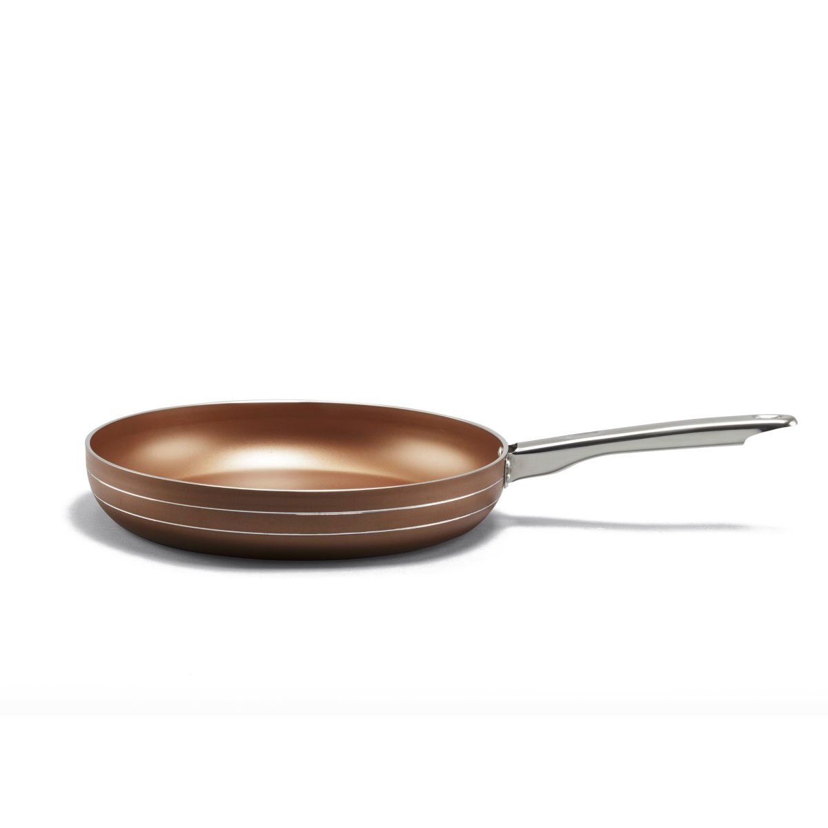 Sarten 24 Cm Cobre 360 Aluminio Mango Acero Inoxidable Lamex