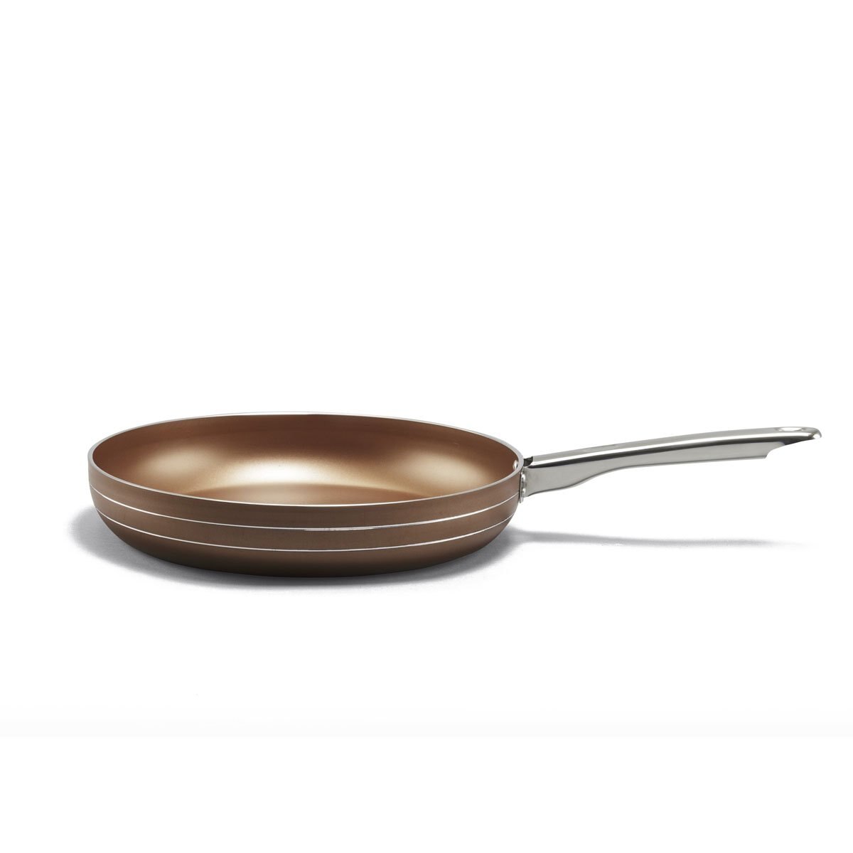 Sarten 28 Cm Cobre 360 Alum Mango Acero Inoxidable Lamex