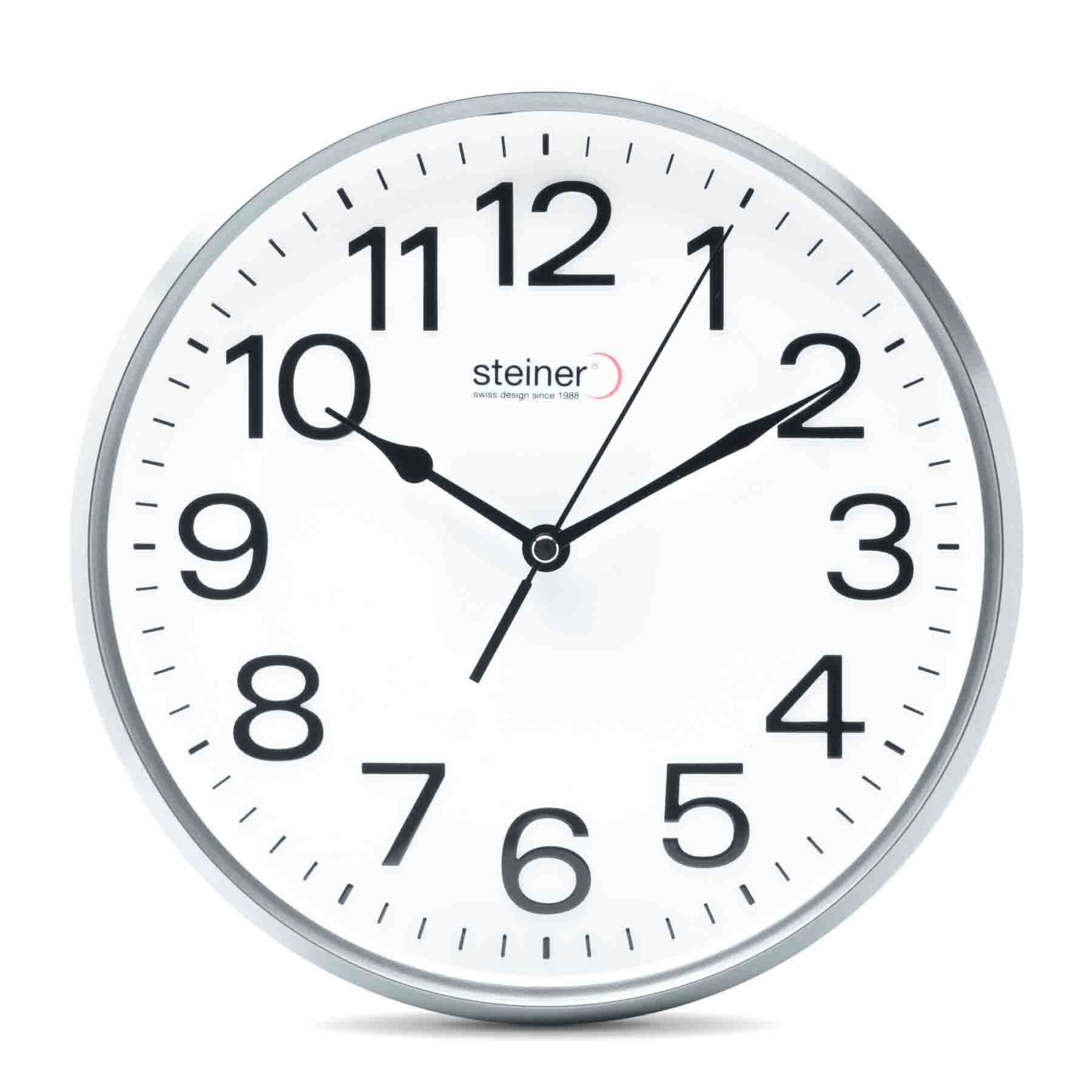 Reloj de Pared Análogo Gris Steiner