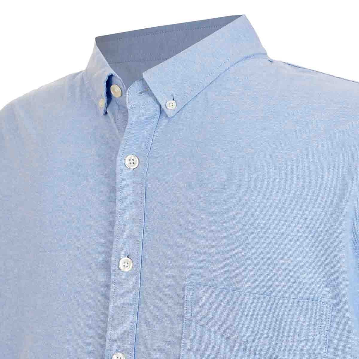 Camisa Manga Larga Azul Fukka Plus