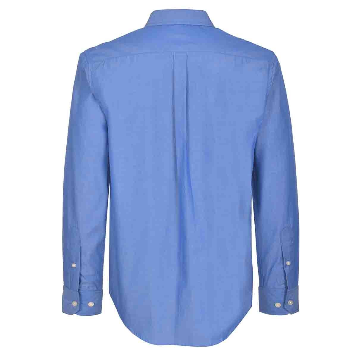 Camisa Lisa Azul Polo Club