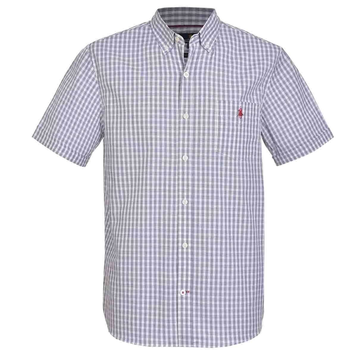 Camisa Manga Corta Azul Polo Club