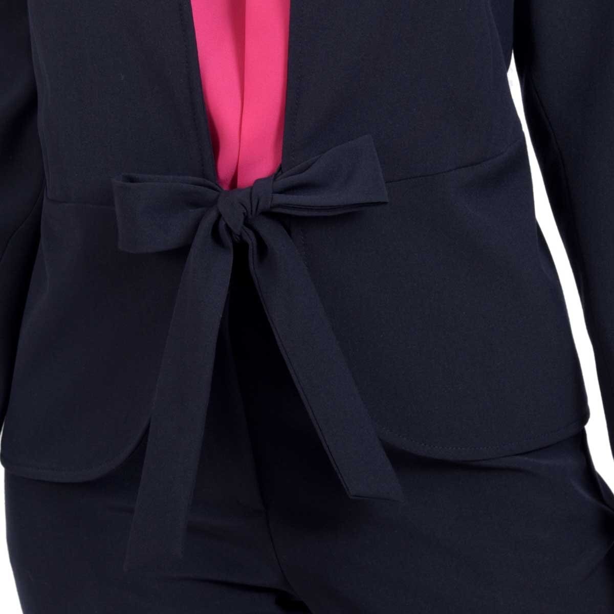 Saco liso con moño boggs para dama - Sears