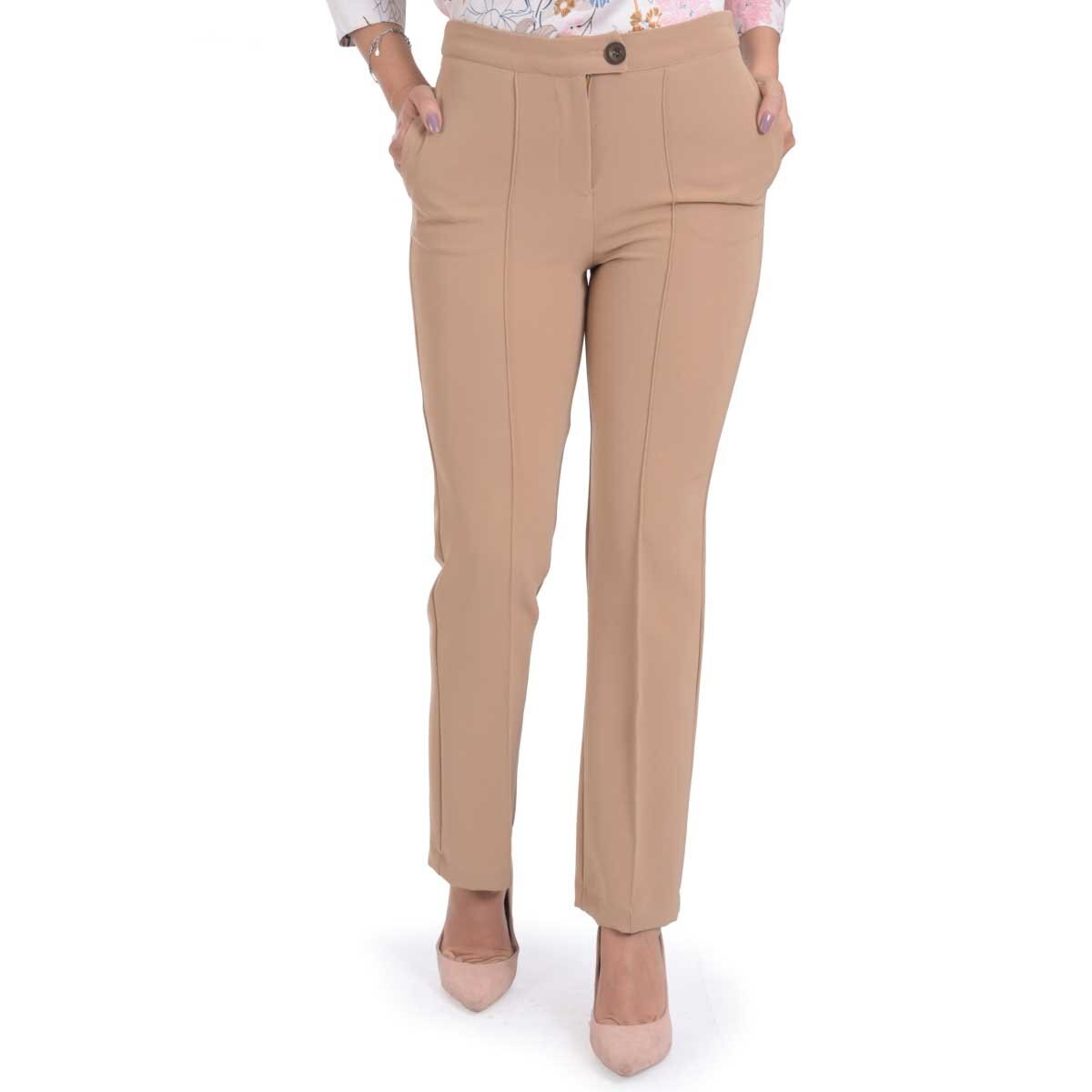 Skinny Liso Beige Boggs para Dama