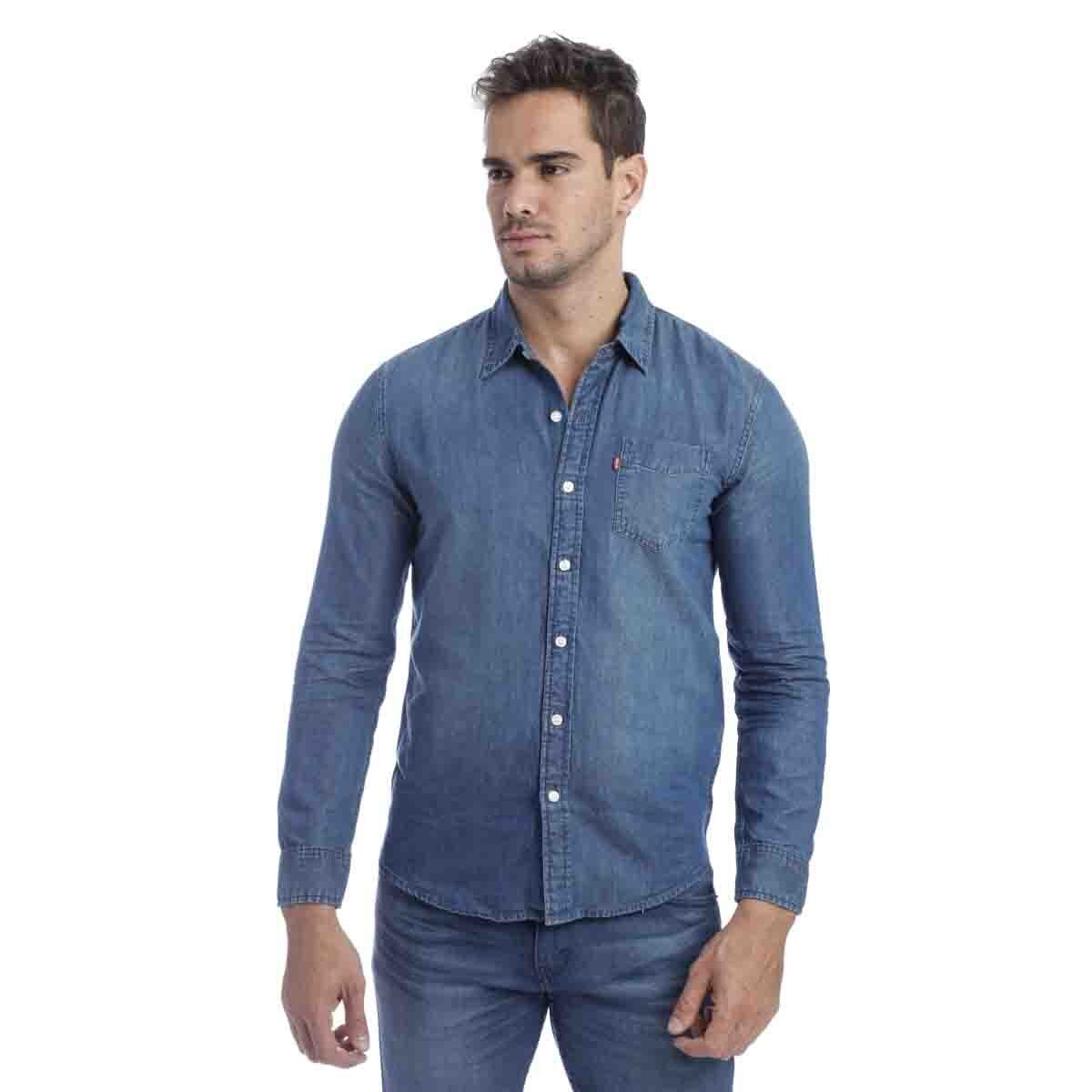 Camisa Manga Larga Corte Slim Levi\'s para Caballero