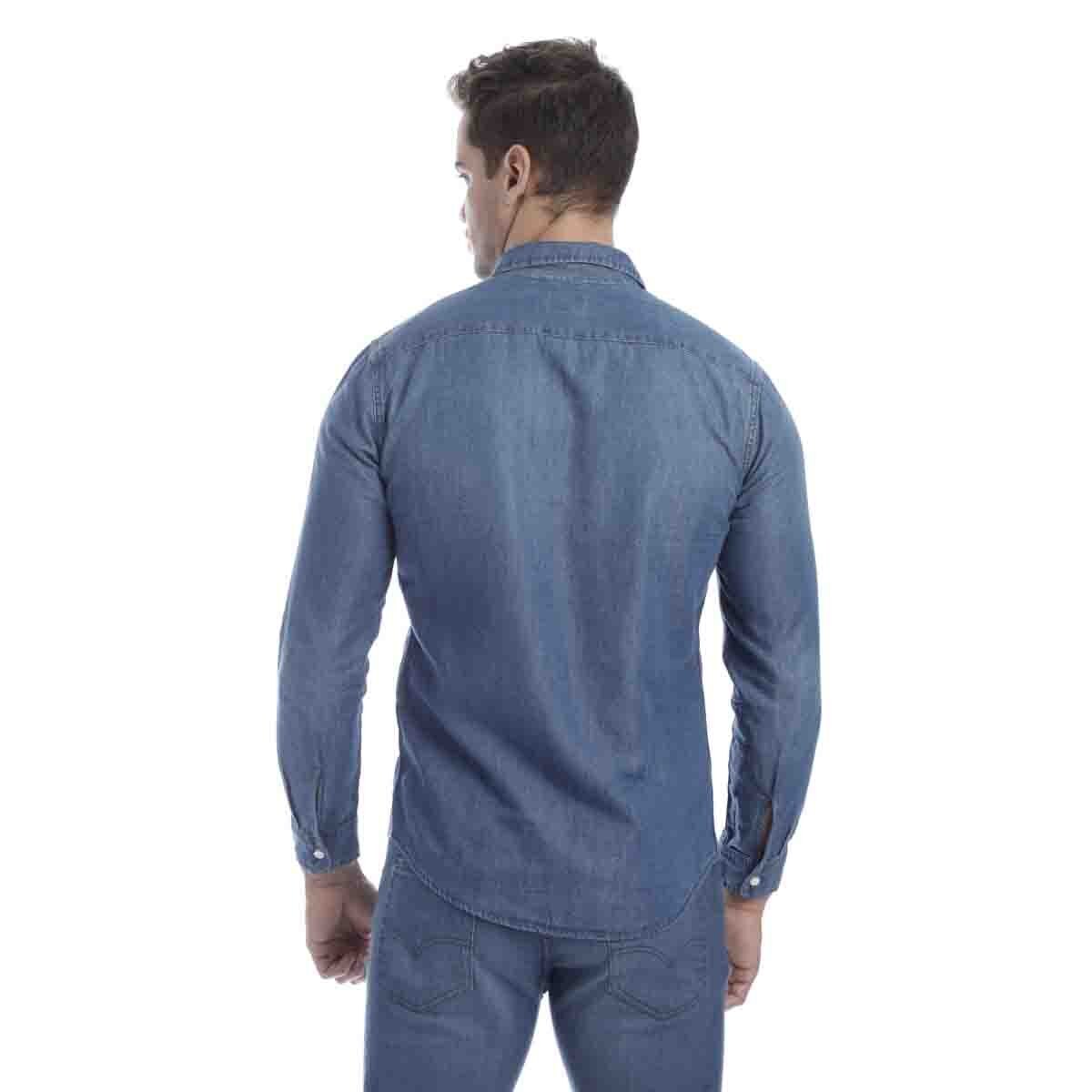 Camisa Manga Larga Corte Slim Levi\'s para Caballero