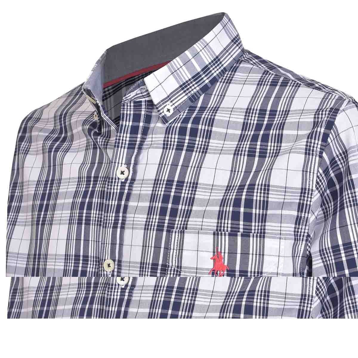 Camisa a Cuadros Marino Polo Club