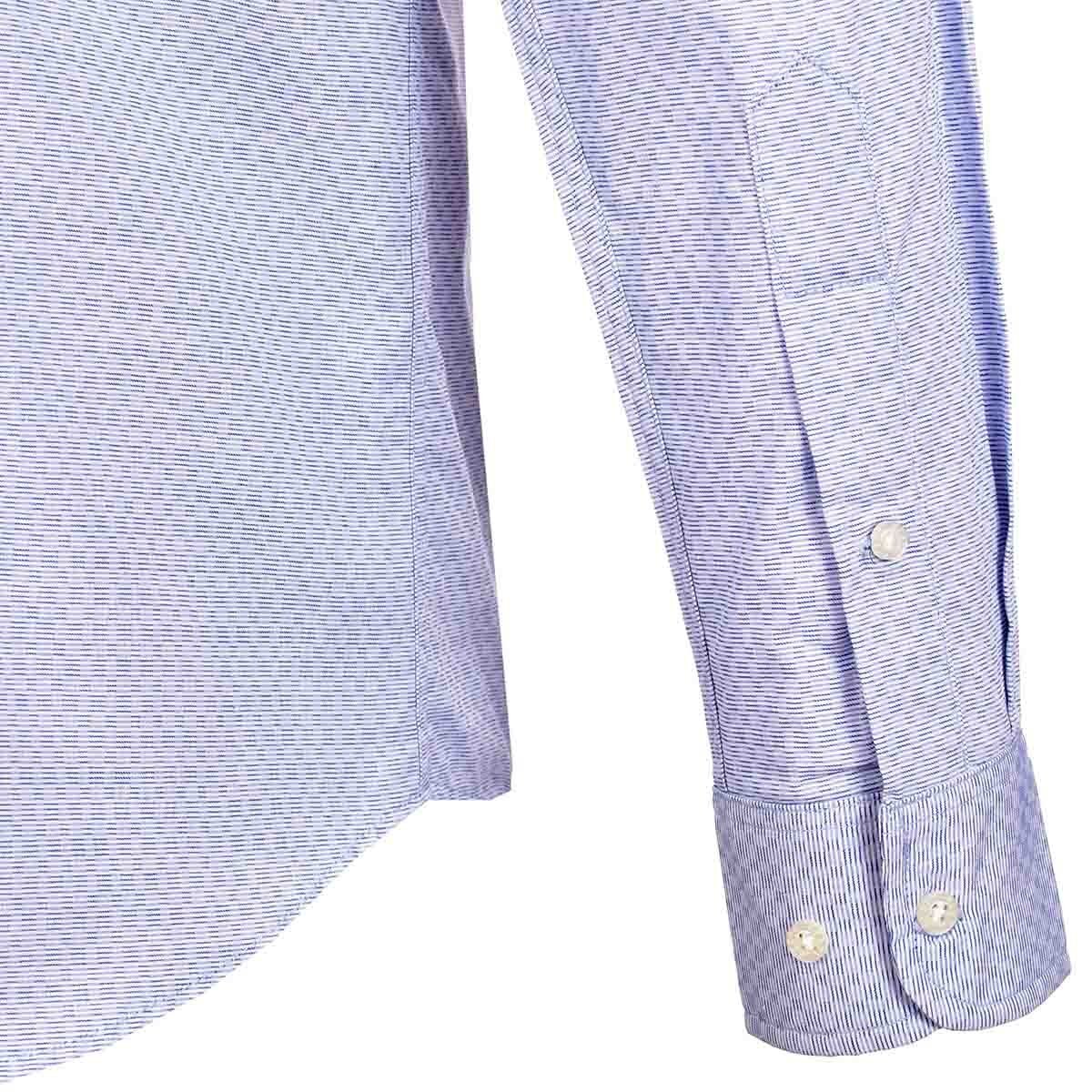 Camisa Manga Larga Slim Fit Azul Polo Club
