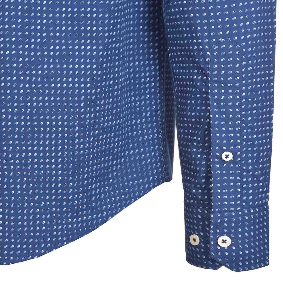 Camisa Manga Larga Estamapada Marino Polo Club