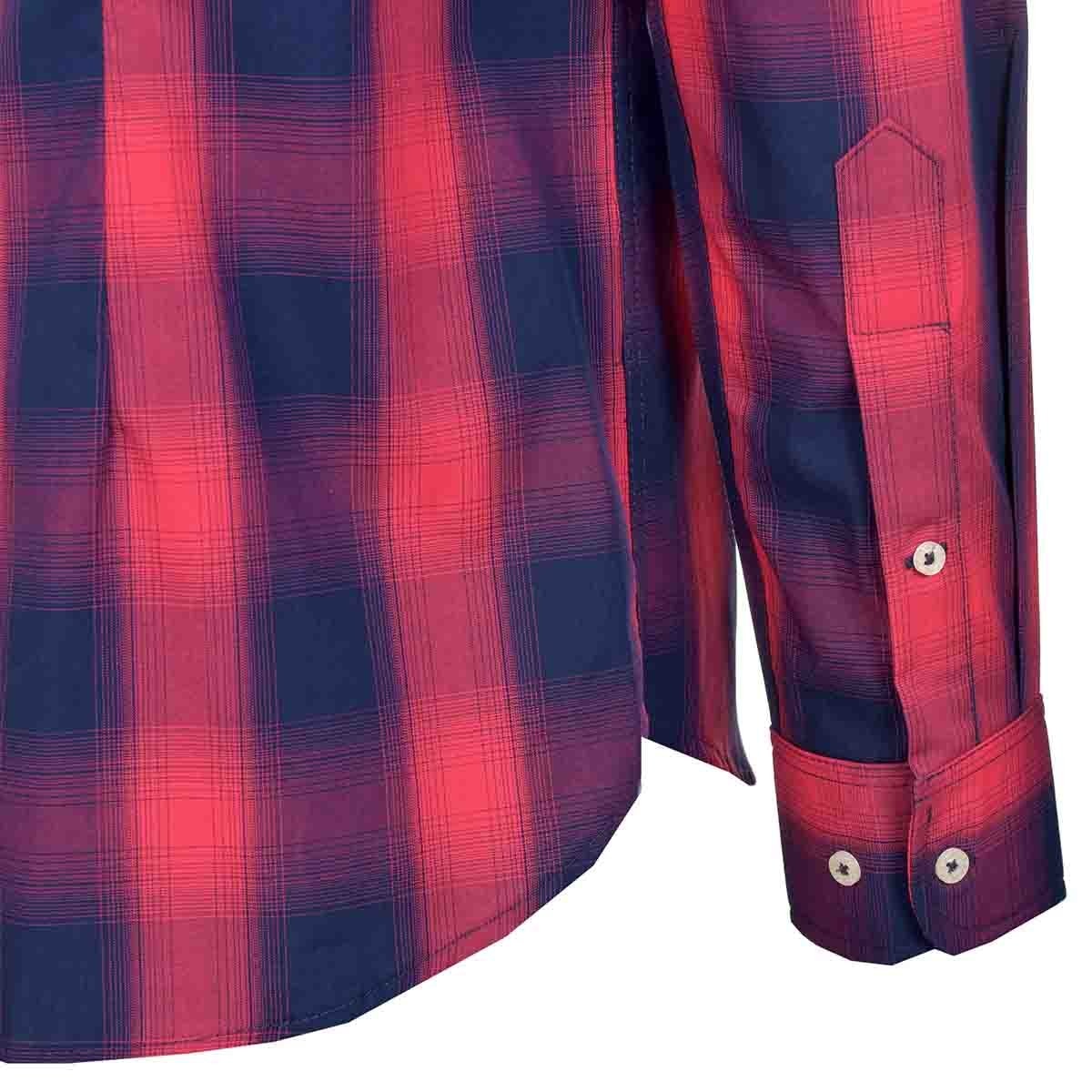 Camisa Manga Larga Slim Fit Rojo Polo Club