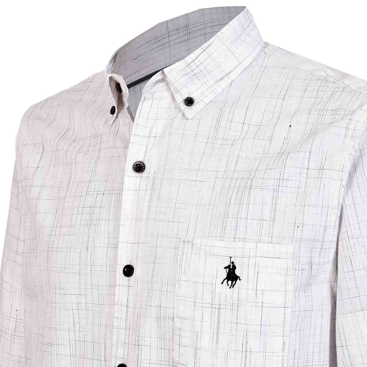 Camisa Manga Larga Blanco Polo Club