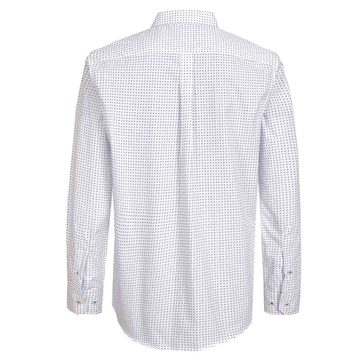 Camisa Manga Larga Estampada Blanco Polo Club