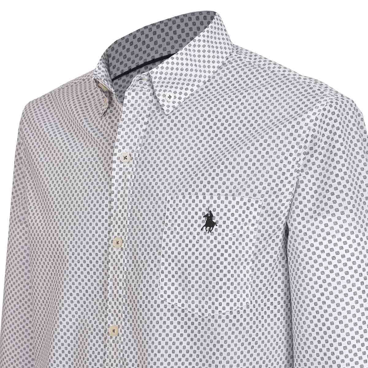Camisa Manga Larga Blanco Polo Club