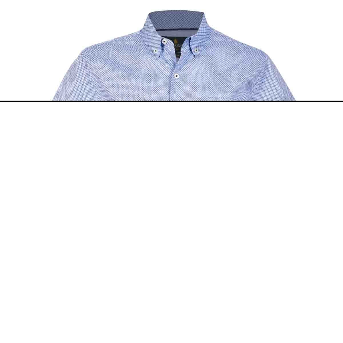 Camisa Manga Corta Azul Polo Club