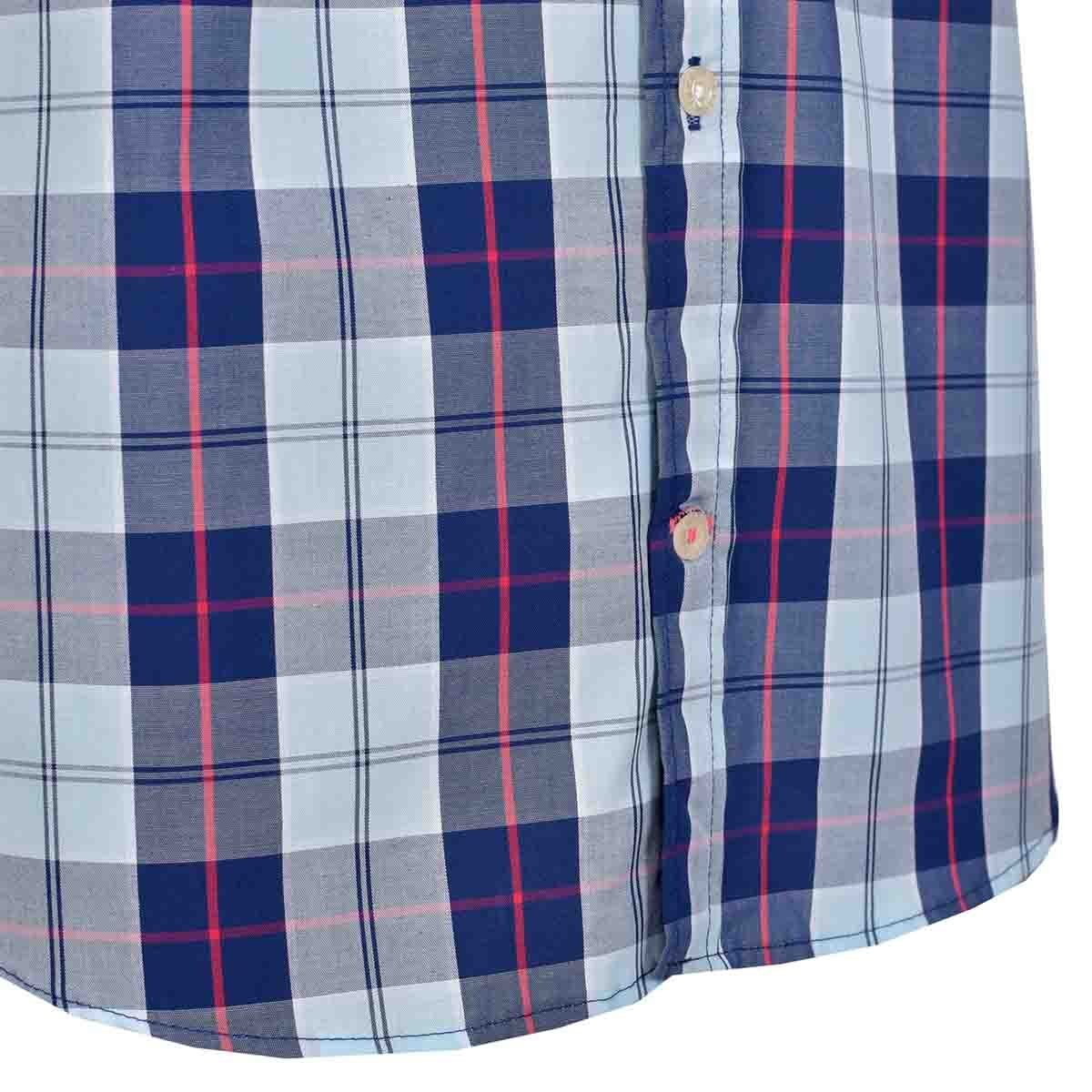 Camisa Manga Corta Azul Polo Club para Caballero