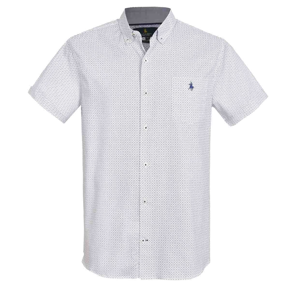 camisa polo blanca manga corta