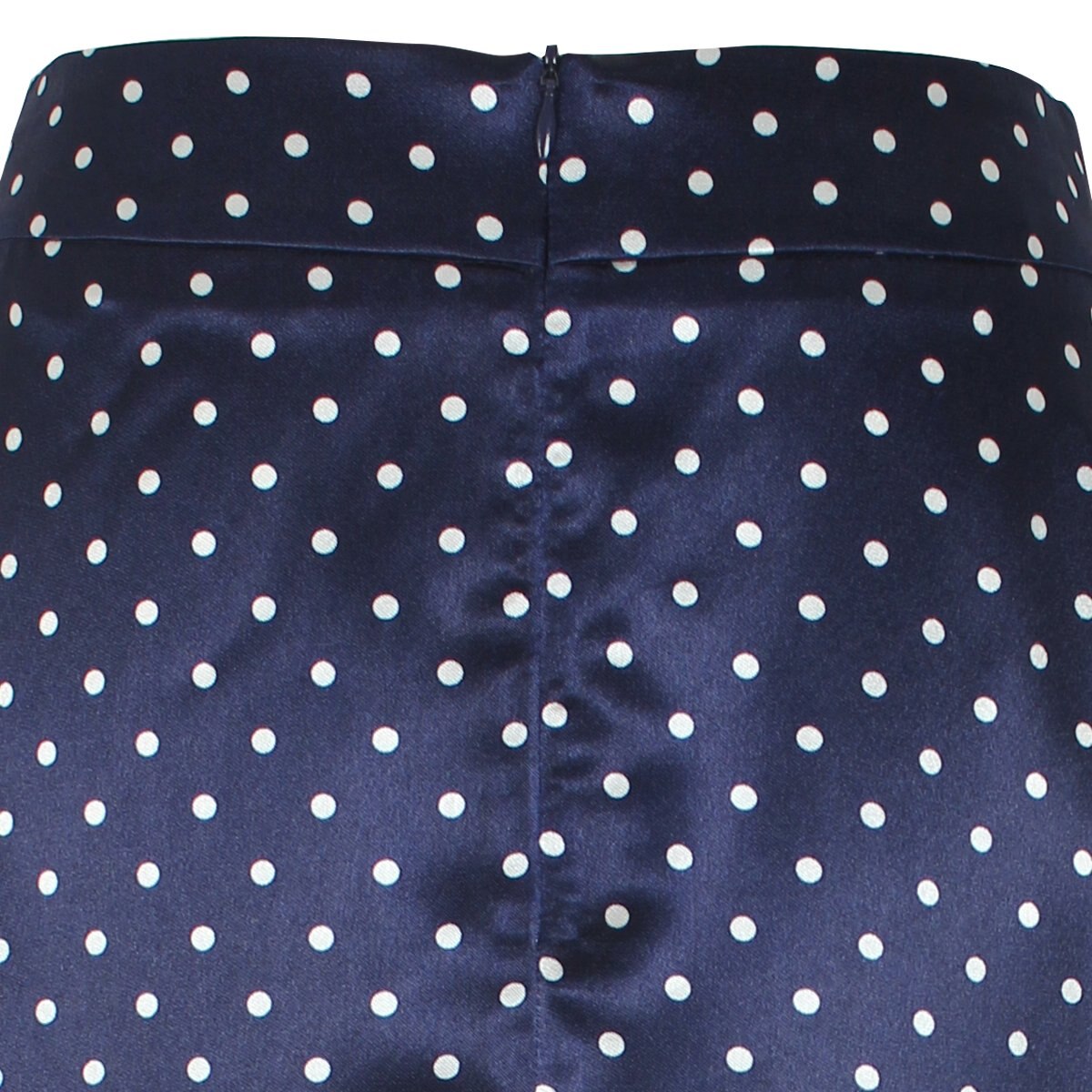Falda Larga Estampada con Minipuntos City Femme