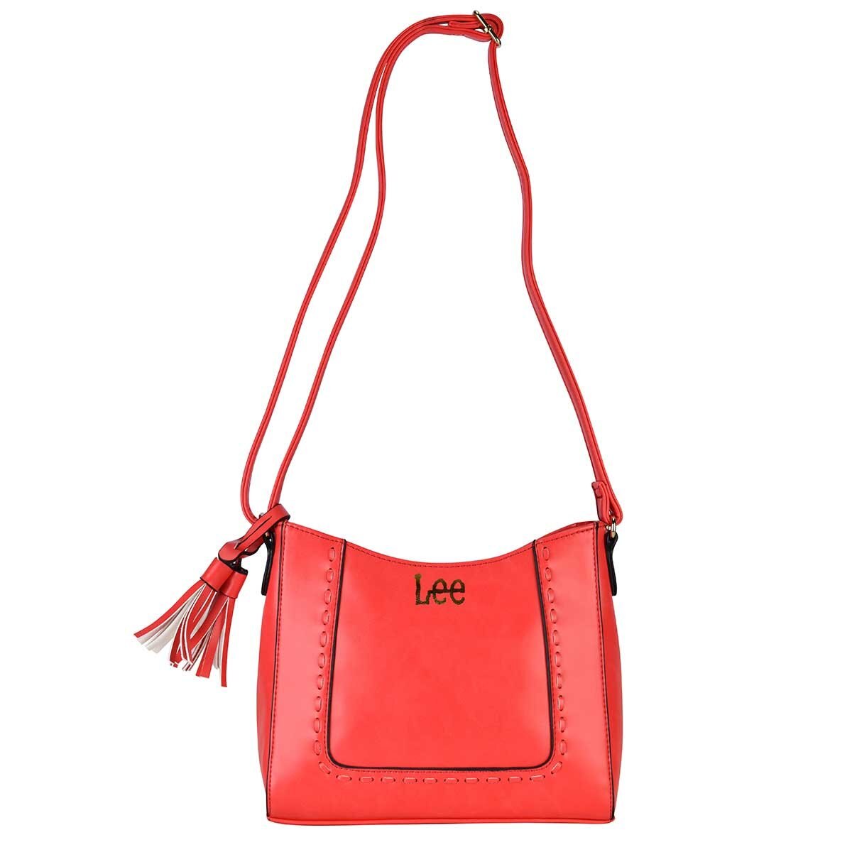Bolso Shoulder Rojo Lee