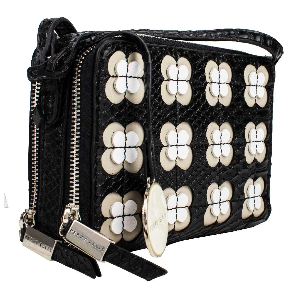 Bolso Crossbody Negro Perry Ellis
