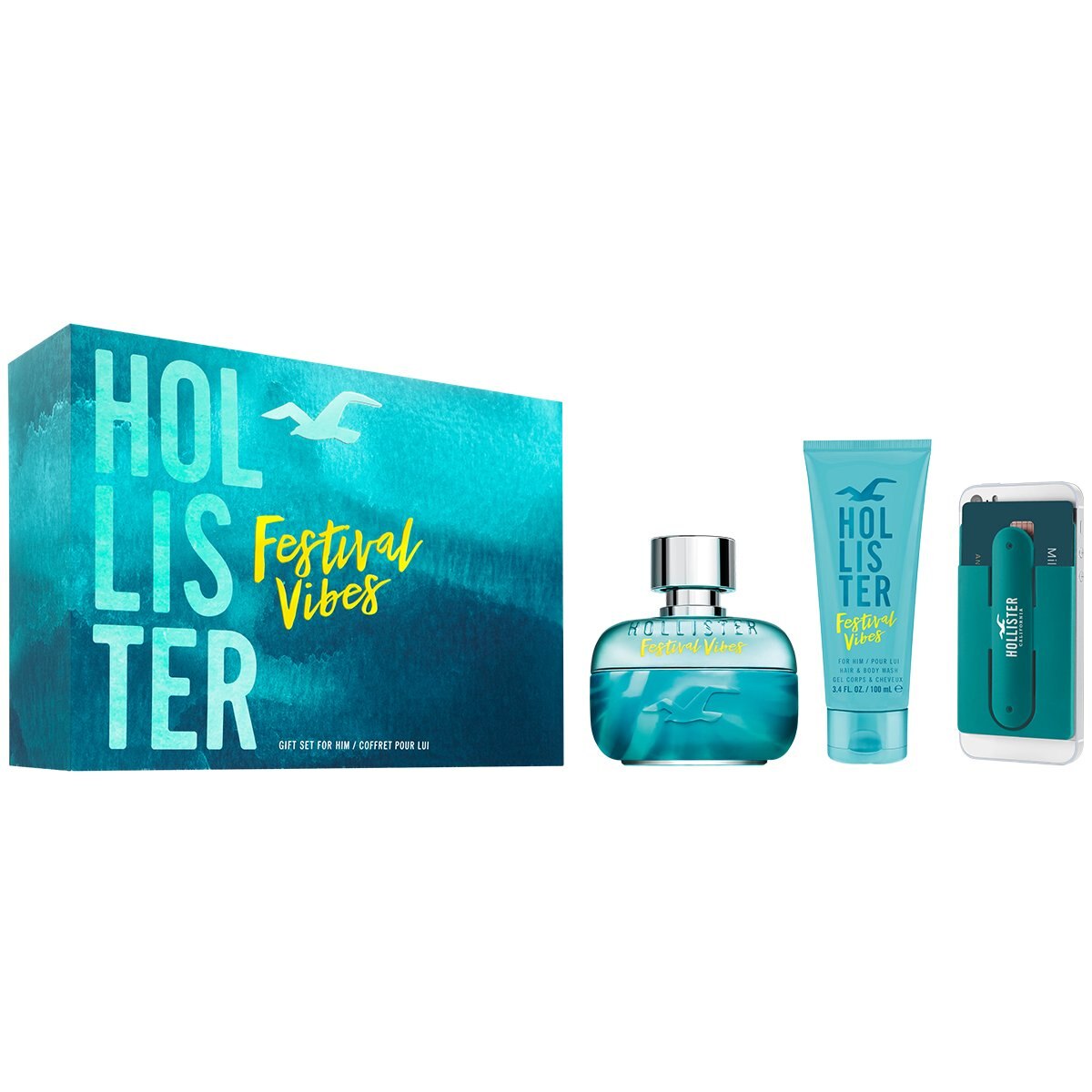 Estuche para Caballero Hollister Festival For Him Edt 100 Ml