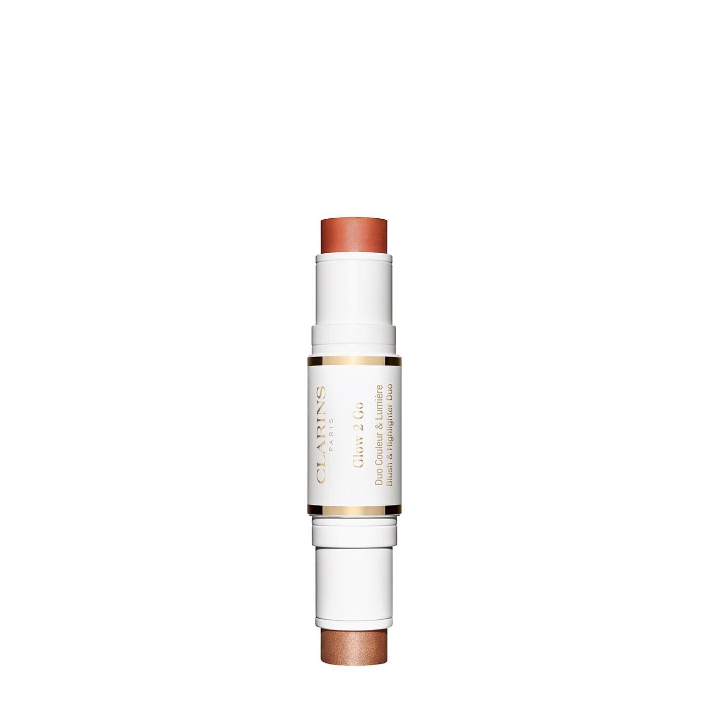 Blush e Iluminador Clarins Glow 2 Go 02