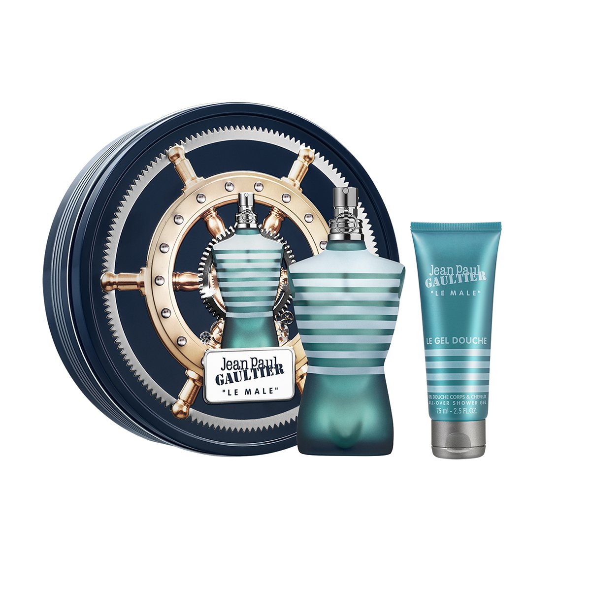 Estuche para caballero jean paul gaultier le male edt 125ml + showergel