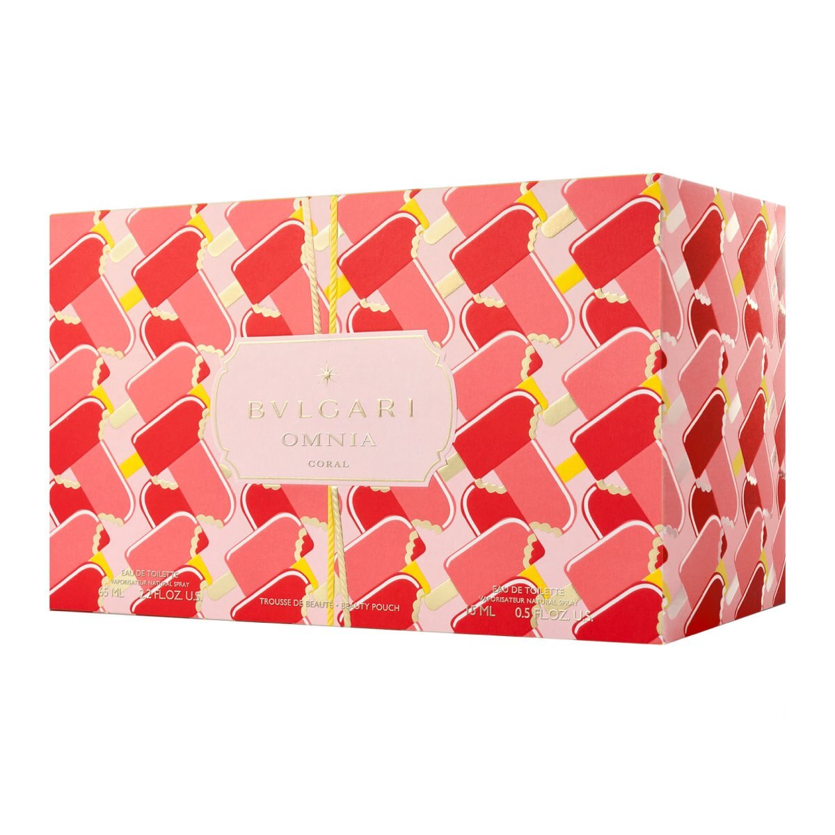 Estuche para Dama Bvlgari Omnia Coral Edt 65 Ml + 15 Ml + Pouch