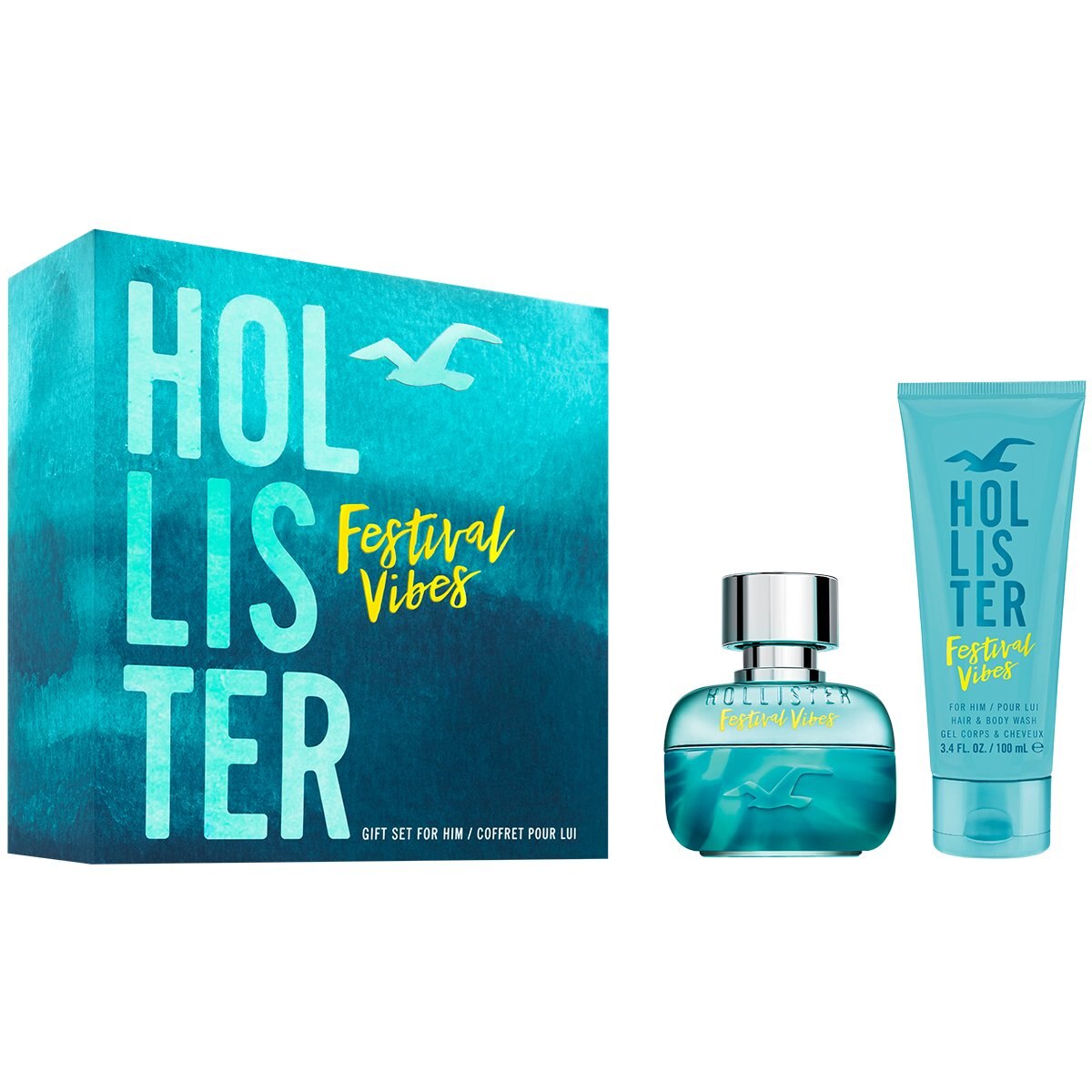 Estuche para Caballero Hollister Festival For Him Edt 50 Ml