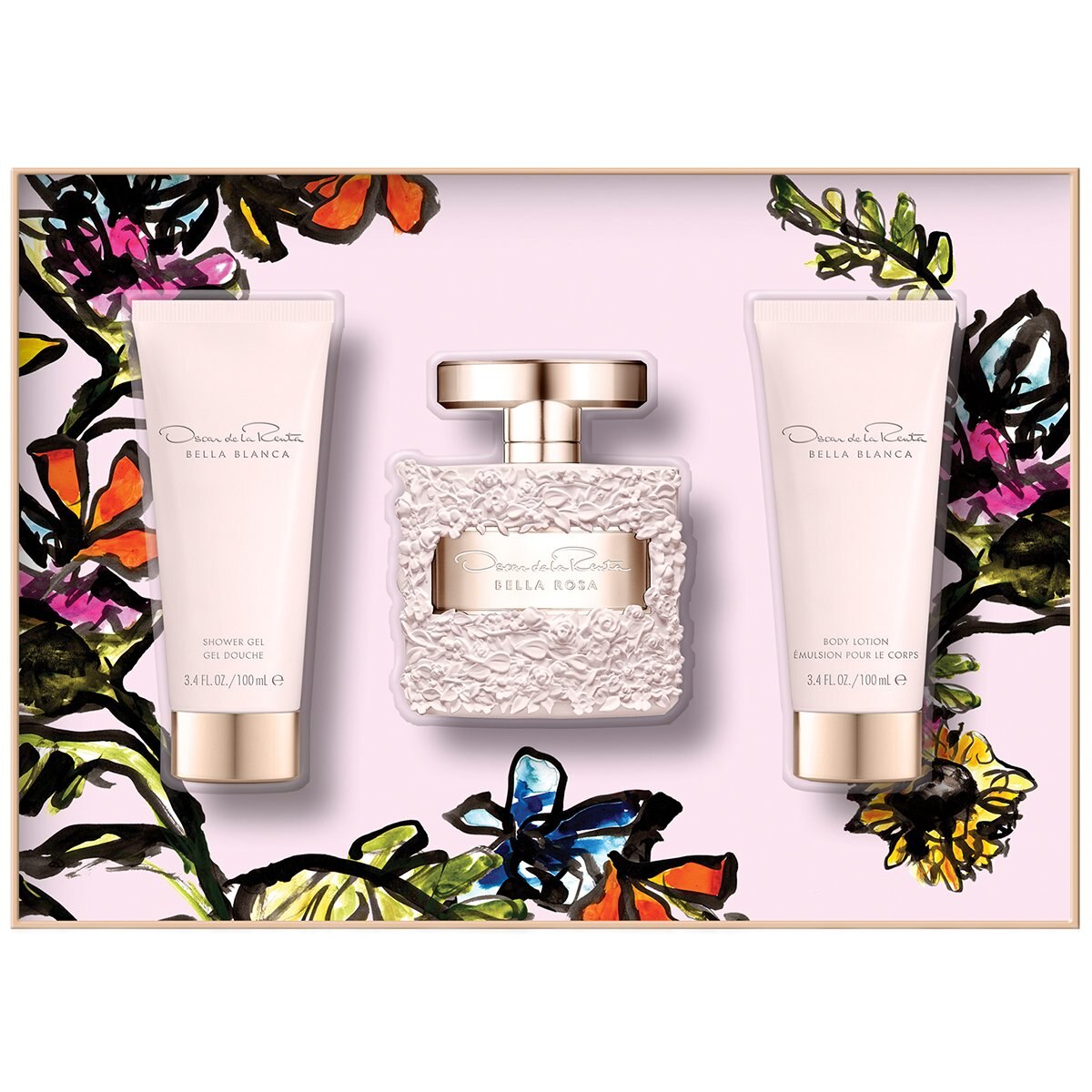 Estuche para Dama Oscar de la Renta Bella Rosa Edp 100 Ml