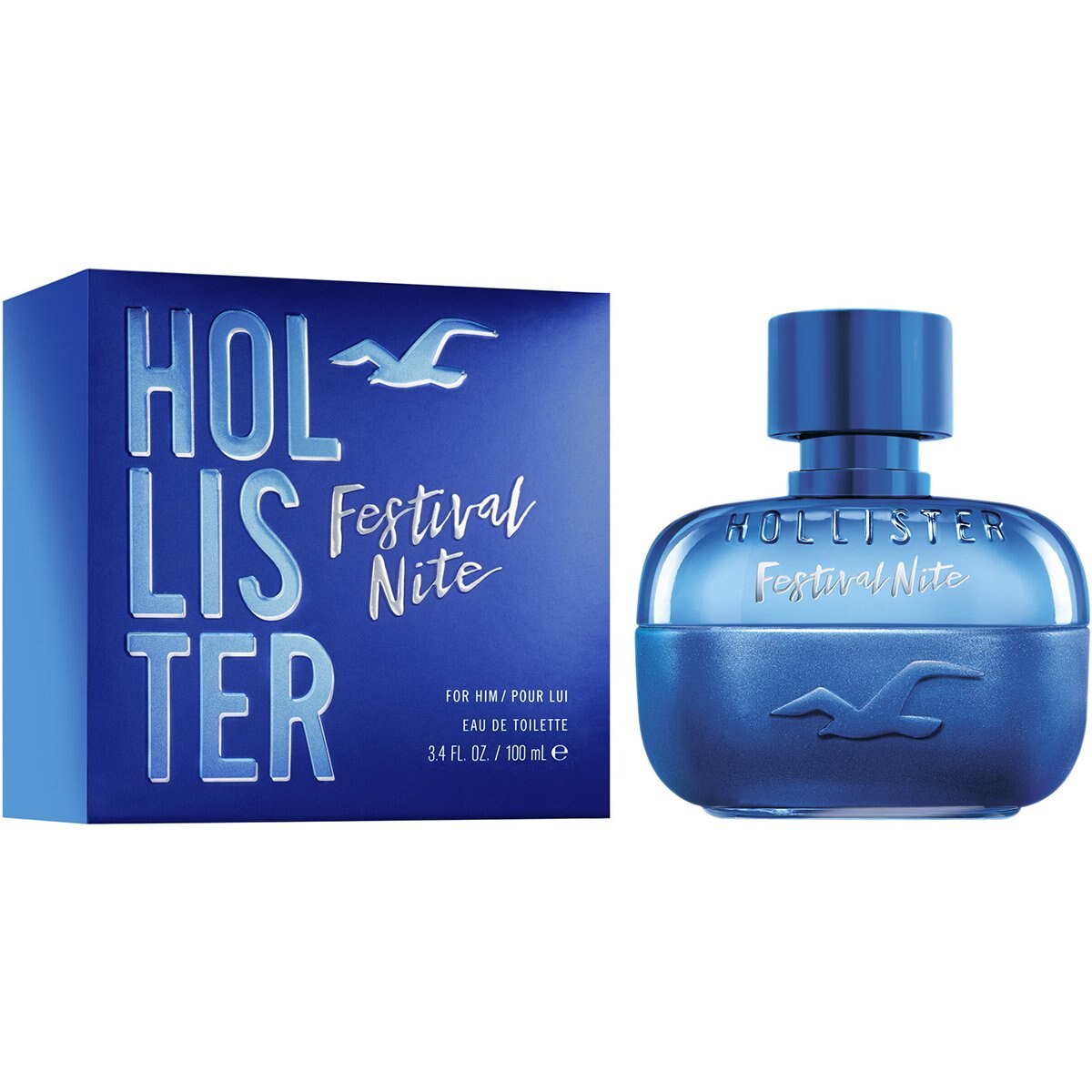 Fragancia para Caballero Hollister Festival Nite Edt 100 Ml