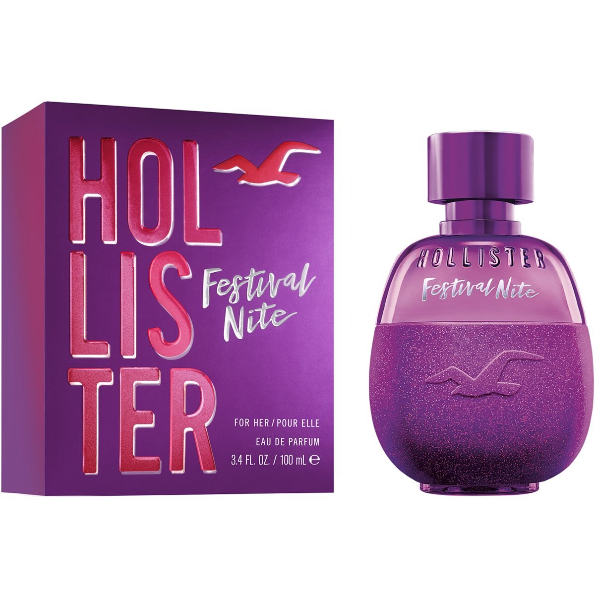Fragancia para Dama Hollister Festival Nite Edp 100 Ml