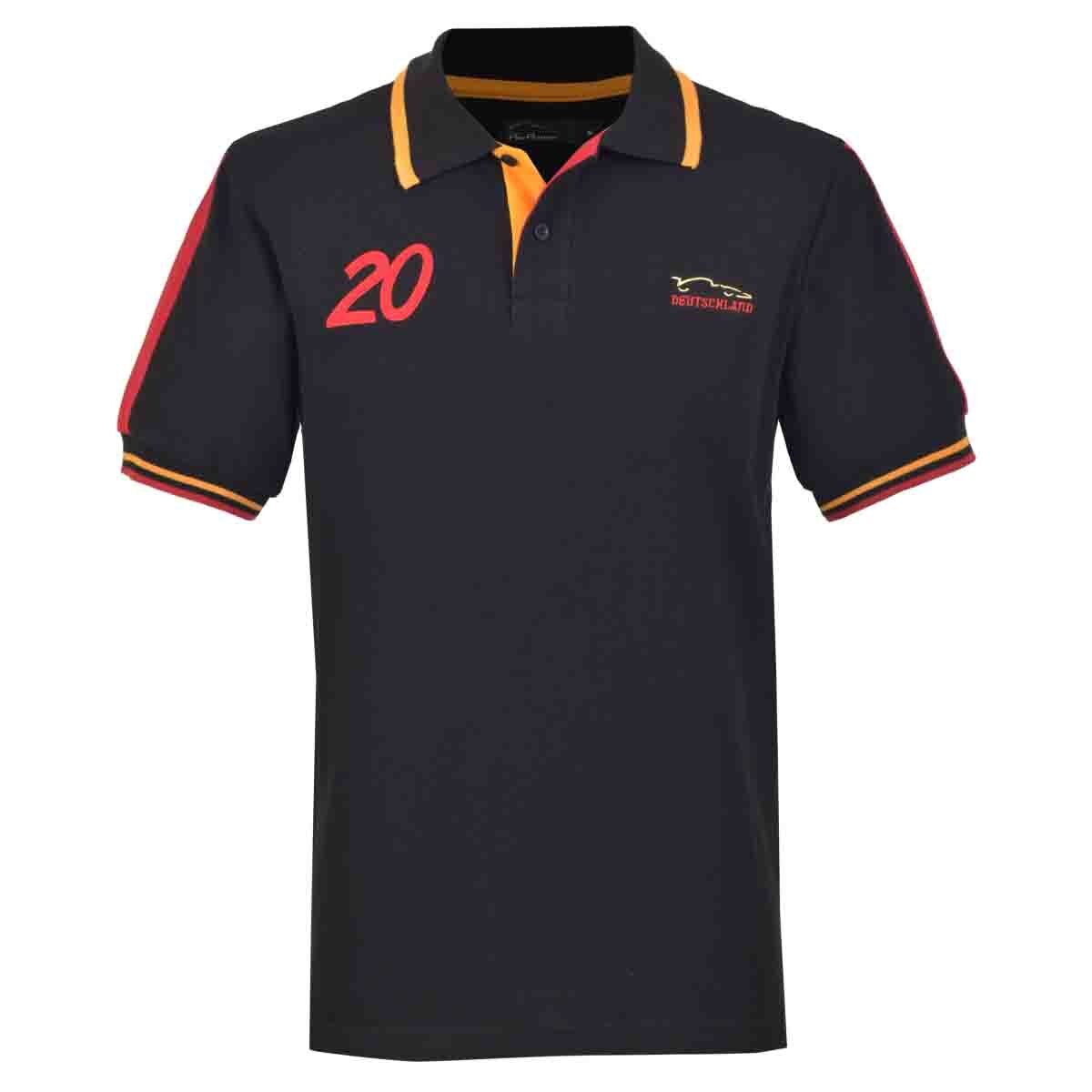 Playera Negra Pole Position para Caballero