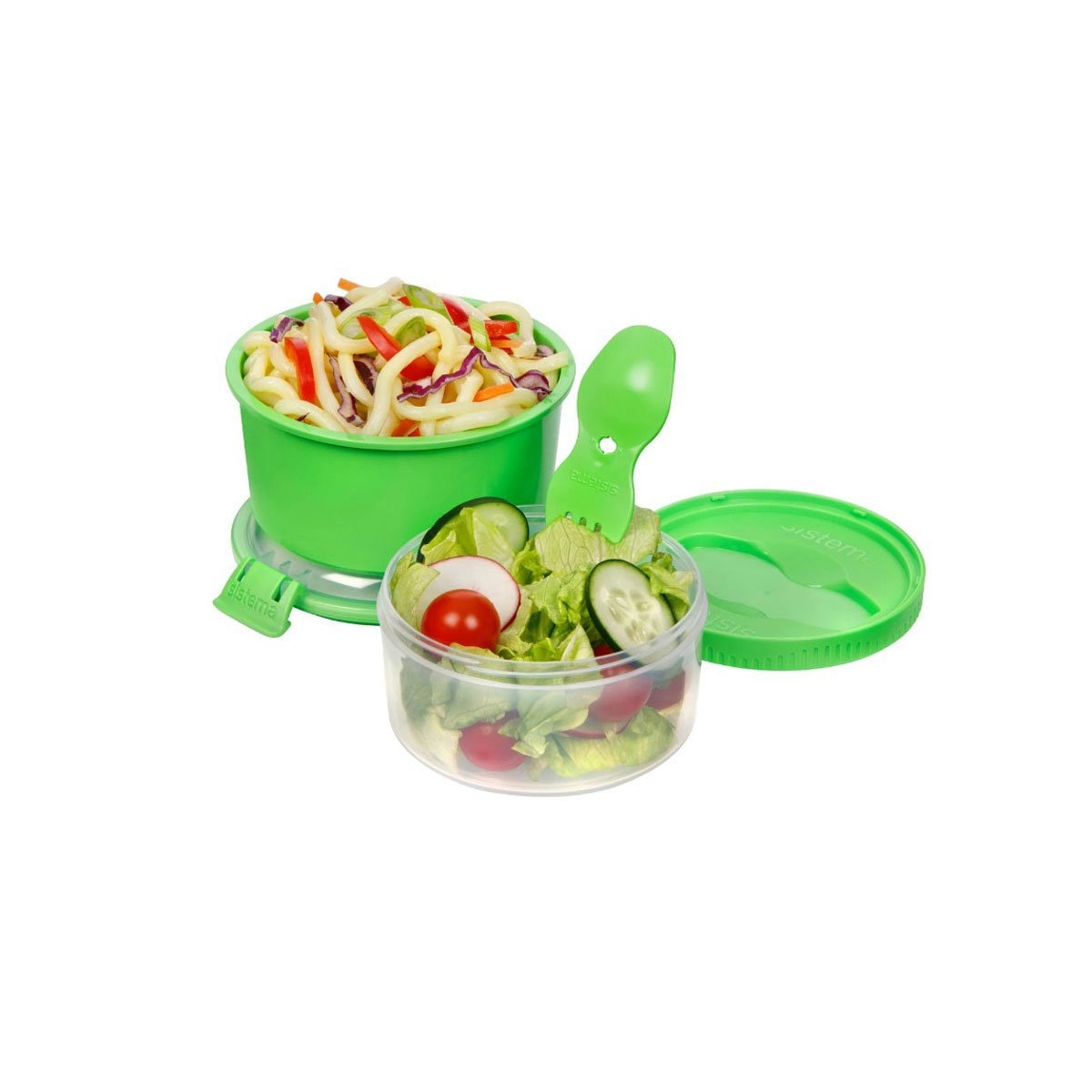 Hermético Lunch Stack Doble 965 Ml Sistema