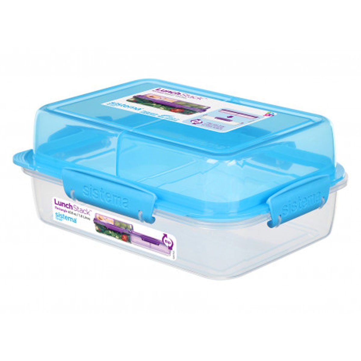 Hermético Lunch Stack Rect Db 1.8 Lt Sistema
