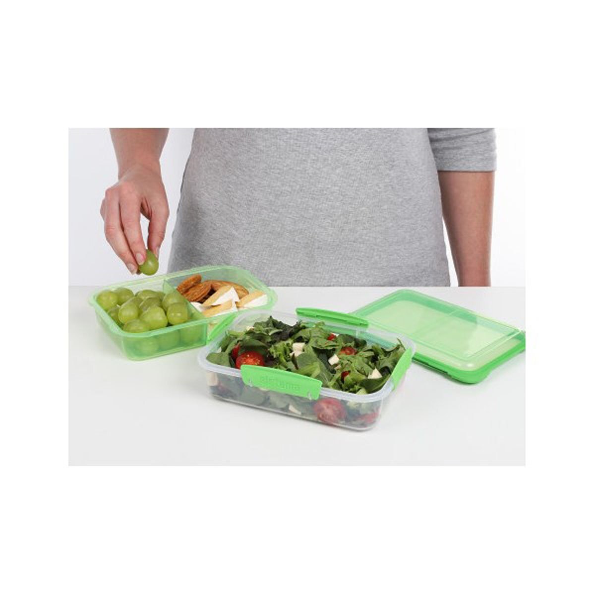Hermético Lunch Stack Rect Db 1.8 Lt Sistema