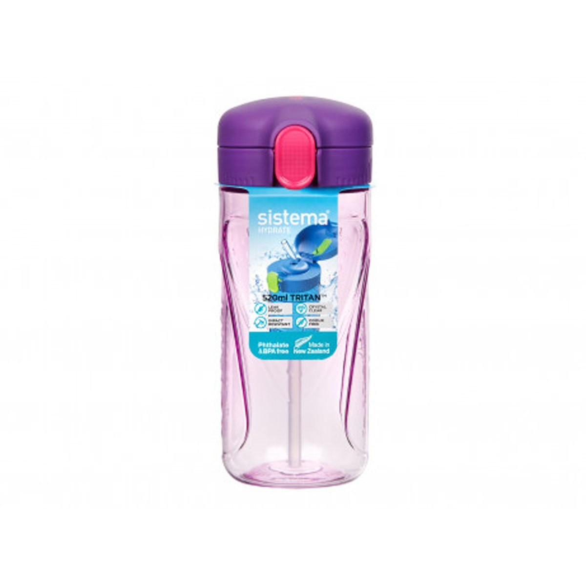 Botella Tritan Quick Flip 520 Ml Sistema