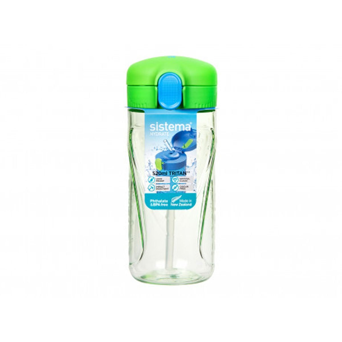 Botella Tritan Quick Flip 520 Ml Sistema