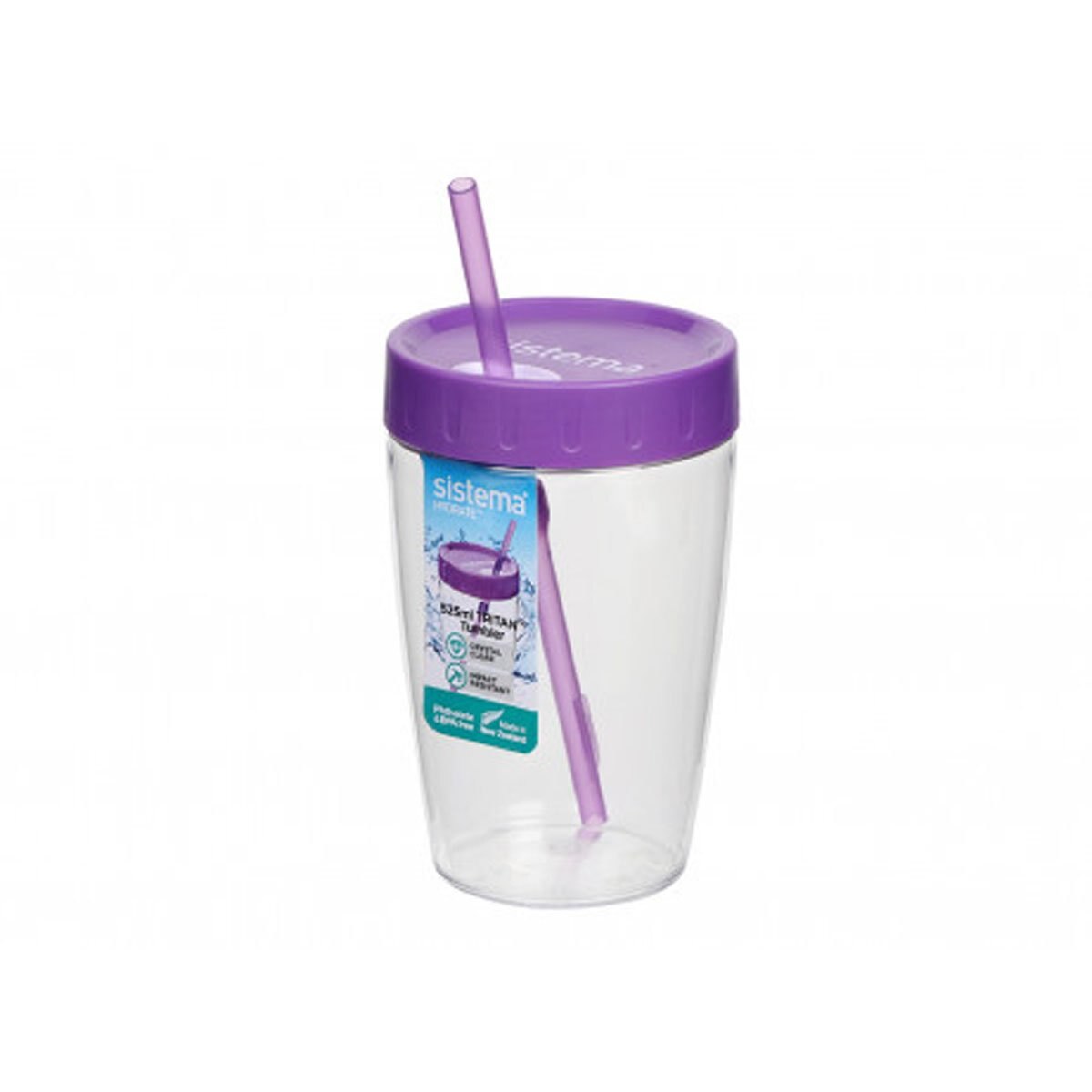 Vaso Tritan con Popote 525 Ml Sistema