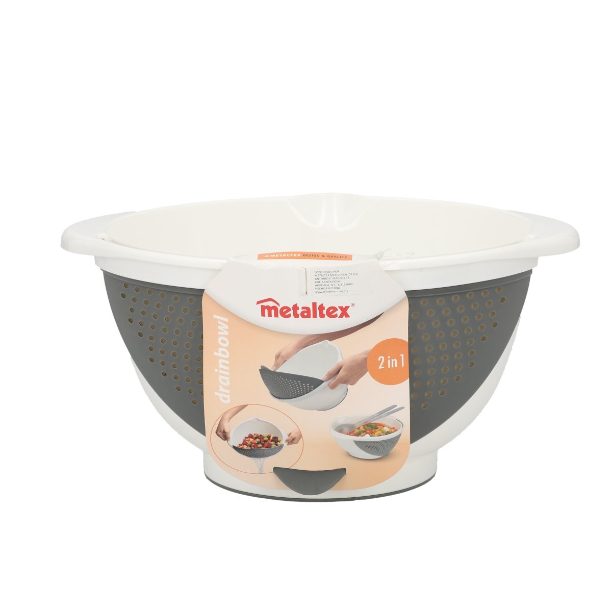 Bowl con Escurridor Metaltex