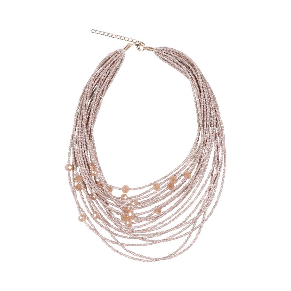 Collar Corto de Tiras con Cuencas Phi By Philosophy Accessories