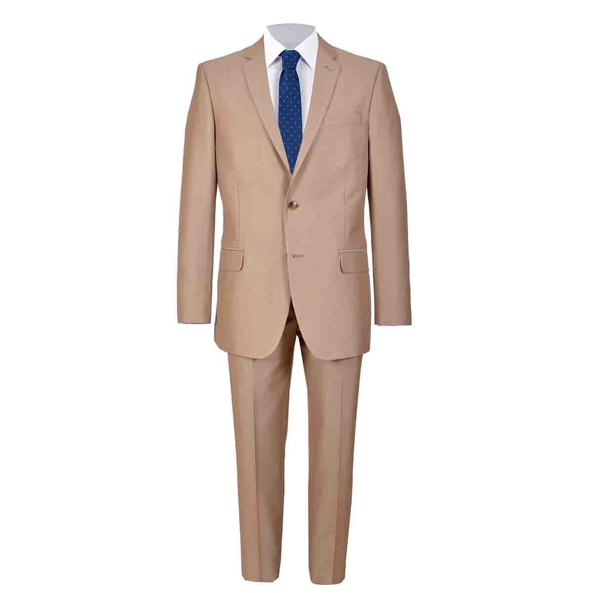Traje Beige R2B Spin 2A Slim Fit Carlo Corinto
